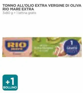 Coop Rio Mare Extra Tonno All'Olio Extra Vergine di Oliva 3x80 g offerta