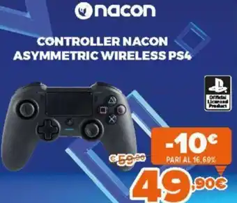 Expert Nacon Controller Nacon Asymmetric Wireless PS4 offerta