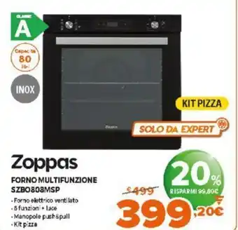 Expert Zoppas Forno Multifunzione SZBO80MSP offerta