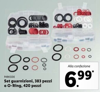Lidl Parkside Set guarnizioni, 383 pezzi o O-Ring, 420 pezzi offerta