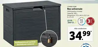 Lidl Livarno Home Box universale offerta