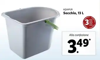 Lidl Aquapur Secchio, 13 L offerta
