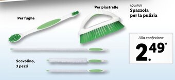 Lidl Aquapur Spazzola per la pulizia offerta