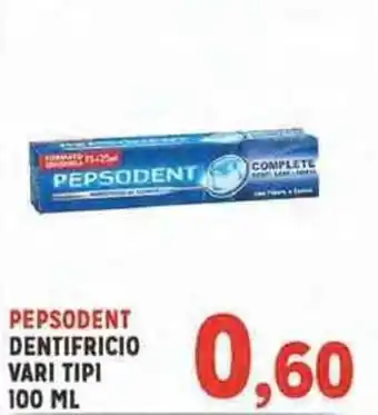 Pepsodent Dentifricio vari tipi 100 ml
