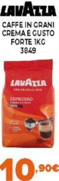Expert Lavazza Caffe in Grani Crema E Gusto Forte 1KG 3849 offerta