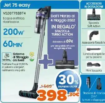 Expert Jet 75 easy VS20T7533T4 offerta