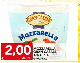Mozzarella gran casale 125 g x4