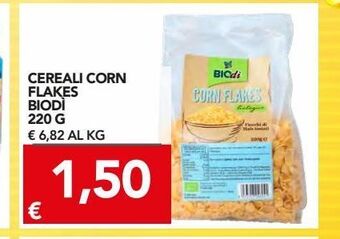 TuoDi Cereali corn flakes biodi 220 g offerta