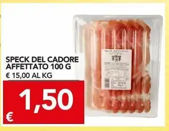 TuoDi Speck del cadore affettato 100 g offerta
