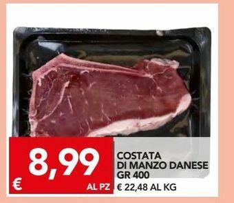 TuoDi Costata di manzo danese gr 400 offerta