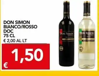 TuoDi Don simon bianco/rosso doc 75 cl offerta