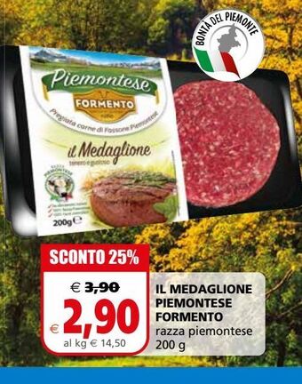 Il Gigante Il medaglione piemontese formento offerta