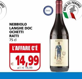 Il Gigante Nebbiolo langhe doc ochetti ratti offerta