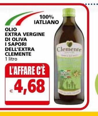 Il Gigante Olio extra vergine di oliva clemente offerta