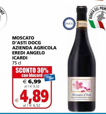 Moscato d'asti docg azienda agricola eredi angelo icardi