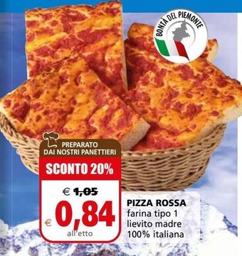 Il Gigante Pizza rossa offerta