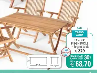 Tavolo pieghevole