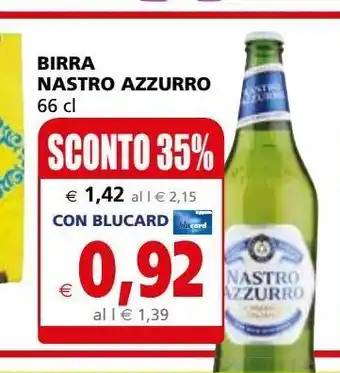 Il Gigante Birra nastro azzurro offerta