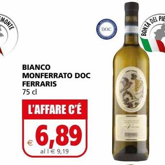 Il Gigante Bianco monferrato doc ferraris offerta