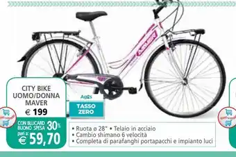 Il Gigante City bike uomo/donna maver offerta