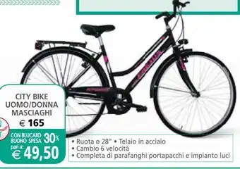 Il Gigante City bike uomo/donna masciaghi offerta