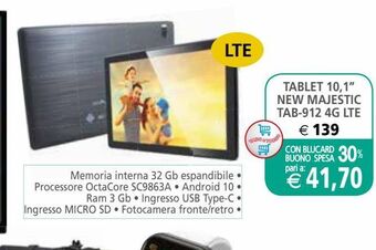 Tablet 10,1'' new majestic tab-912 4g lte