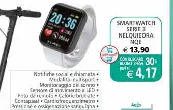 Il Gigante Smartwatch serie 3 nelquieora nqe offerta