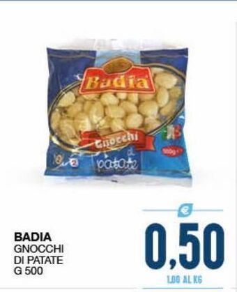 SeBón Supermercati Badia gnocchi di patate g 500 offerta