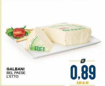 SeBón Supermercati Galbani bel paese l'etto offerta