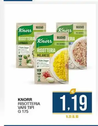 SeBón Supermercati Risotto knorr vari tipi g 175 offerta