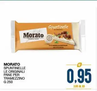 SeBón Supermercati Morato spuntinelle le originali pane per tramezzino g 250 offerta