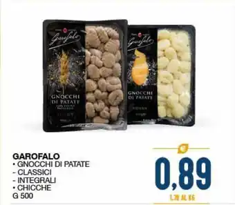SeBón Supermercati Gnocchi di patate classici, integrali / chicche g 500 garofalo offerta