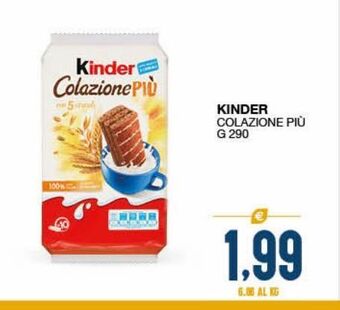 SeBón Supermercati Kinder colazione più g 290 offerta