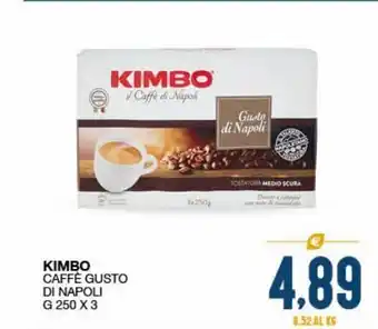 SeBón Supermercati Caffè gusto di napoli kimbo g 250 x3 offerta
