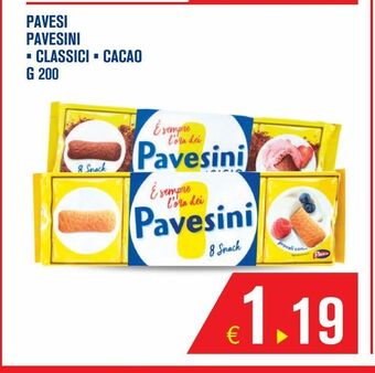 Adhoc Pavesi pavesini offerta