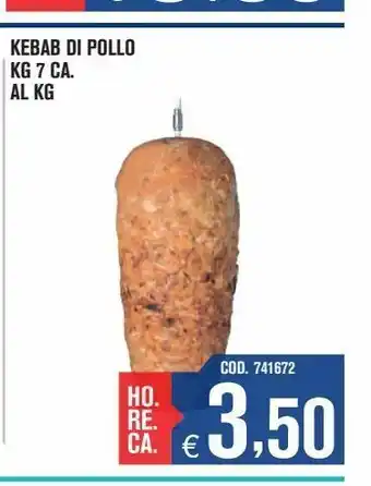 Adhoc Kebab di pollo offerta