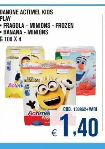 Adhoc Danone actimel kids play offerta