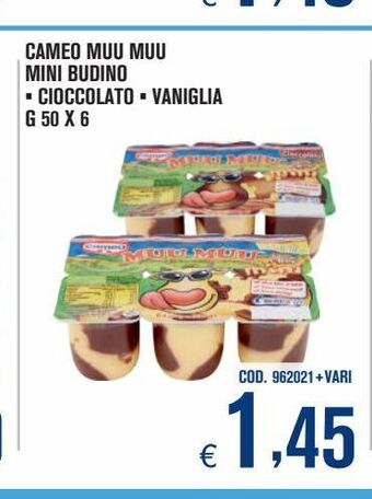 Adhoc Cameo muu muu mini budino offerta