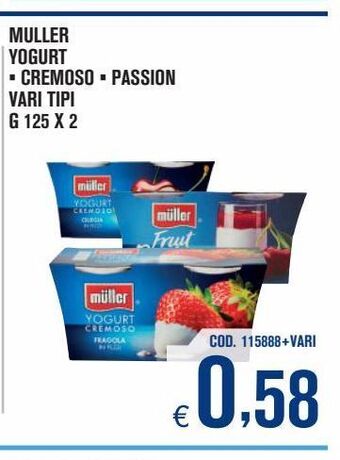 Adhoc Muller yogurt offerta