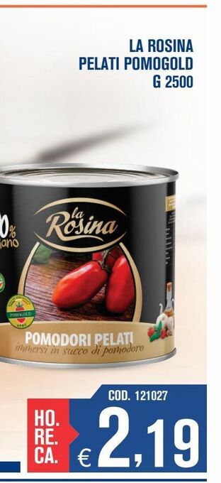 Adhoc La rosina pelati pomogold offerta