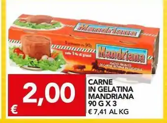 TuoDi Carne in gelatina mandriana 90 g x3 offerta