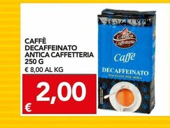 TuoDi Caffè decaffeinato antica caffetteria 250 g offerta