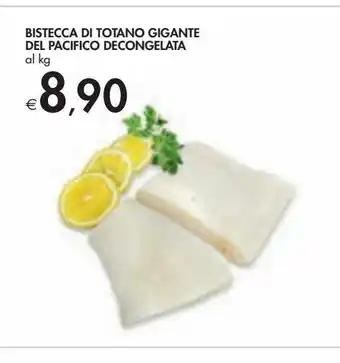 Bennet Bistecca di totano gigante del pacifico decongelata offerta