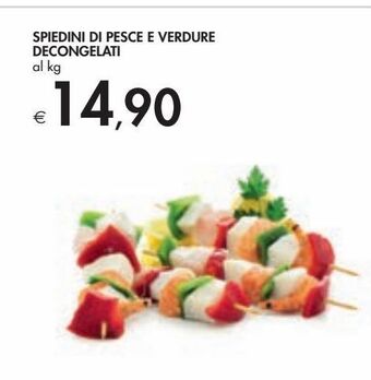 Bennet Spiedini di pesce e verdure decongelati offerta