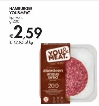 Bennet Hamburger you& meat offerta