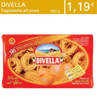 Iper Tosano Divella Tagliatelle all'uovo 500 g offerta