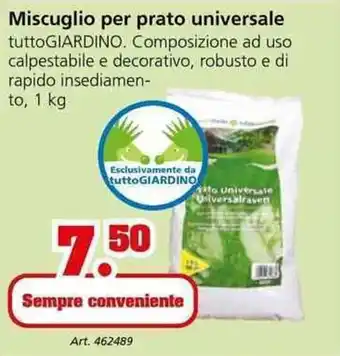Miscuglio per prato universale 1 kg
