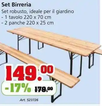 Set Birreria