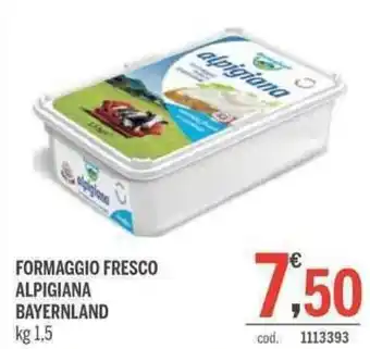 Elefante Cash & Carry Bayernland Formaggio Fresco Alpigiana kg 1,5 offerta