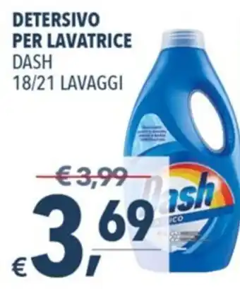 A&O Dash Detersivo Per Lavatrice 18/21 Lavaggi offerta